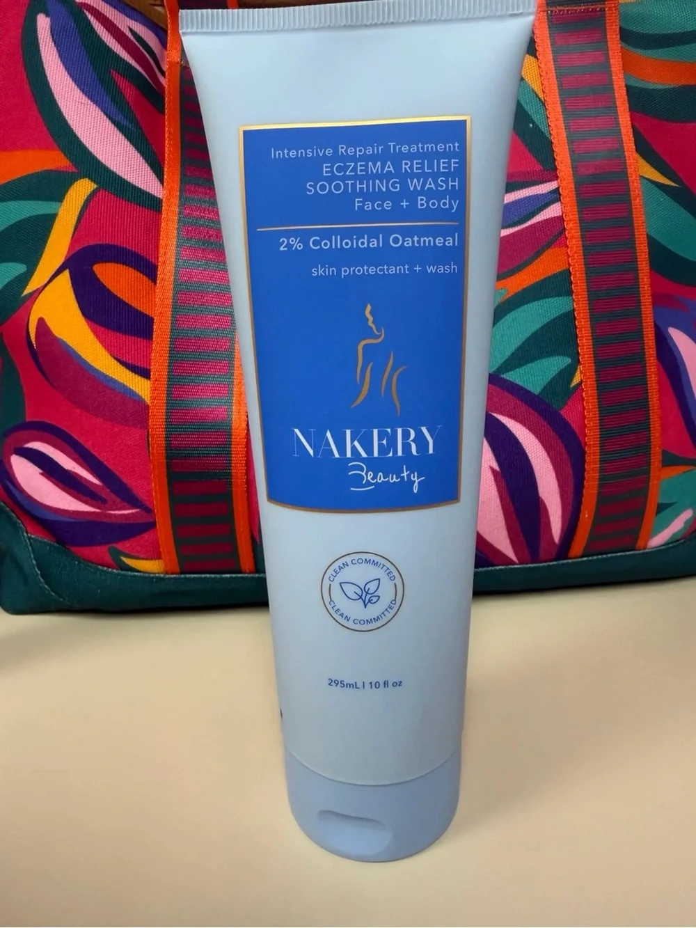 Nakery Beauty Intensive Repair Treatment Eczema Relief Soothing Wash 10fl oz